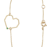 CORAZON ESMERALDA BRACELET