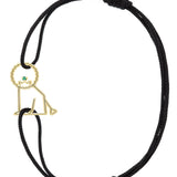 LEON ESMERALDA CORD BRACELET
