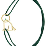 LEON ESMERALDA CORD BRACELET