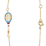 TENNIS PELOTA SKY BLUE BRACELET