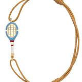 TENNIS SKY BLUE CORD BRACELET