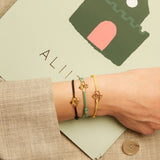 BEE BRILLANTE ENAMEL CORD BRACELET