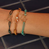 LEON ESMERALDA CORD BRACELET