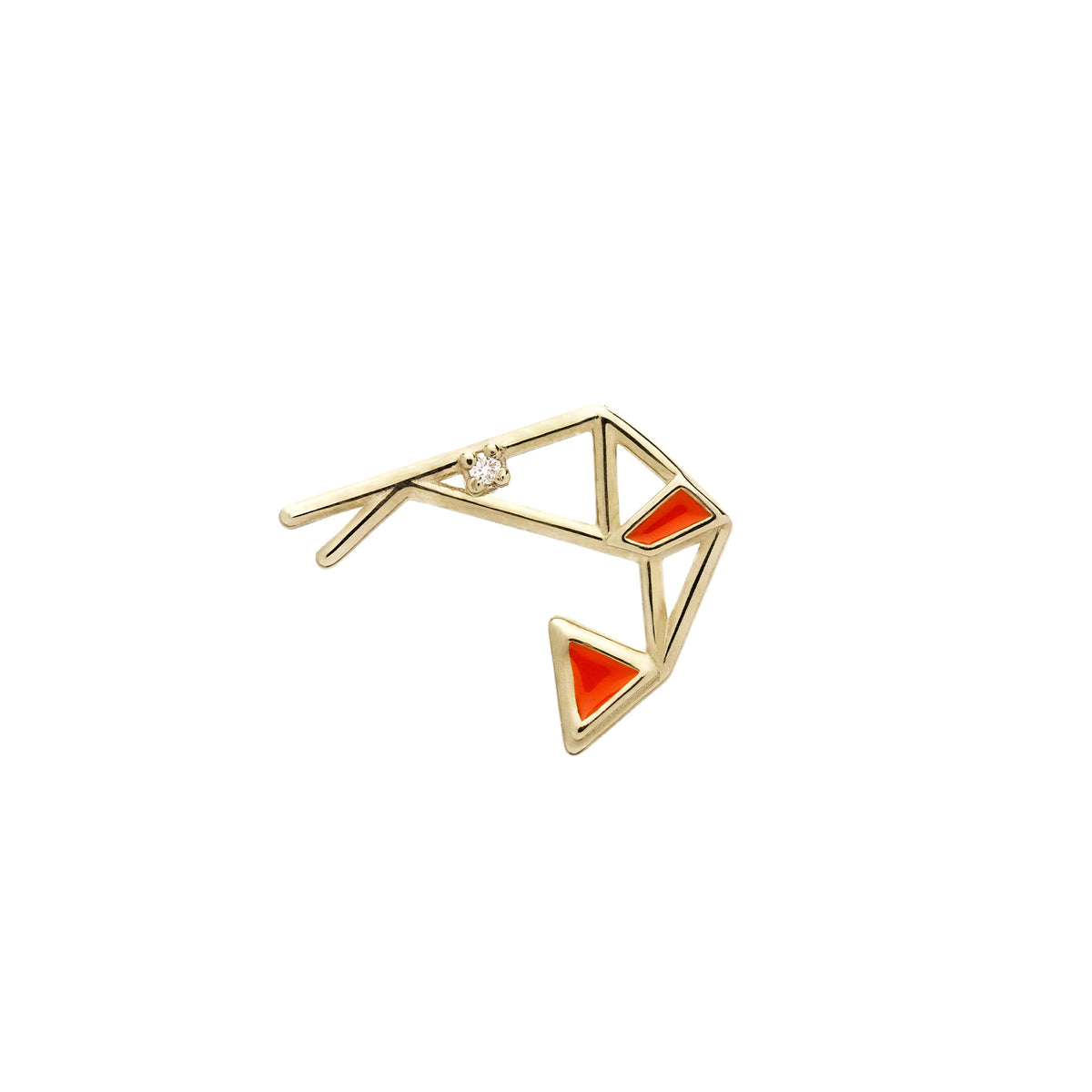ALIITA チャーム CAMARON ENAMEL BRILLANTE CHARM aliita-charm-shrimp-gold-