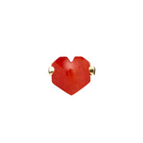 MINI CORAZON ROSSO ORECCHINO