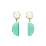 PERLA EMPANADA CHRYSOPRASE EARRINGS
