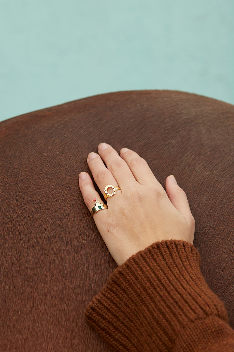 フランス発送 ALIITA リング HORSESHOE BRILLANTE RING HORSESHOE BRILLANTE RING – ALIITA