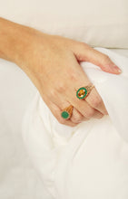 Load image into Gallery viewer, MARGARITA CITRINO GREEN RING
