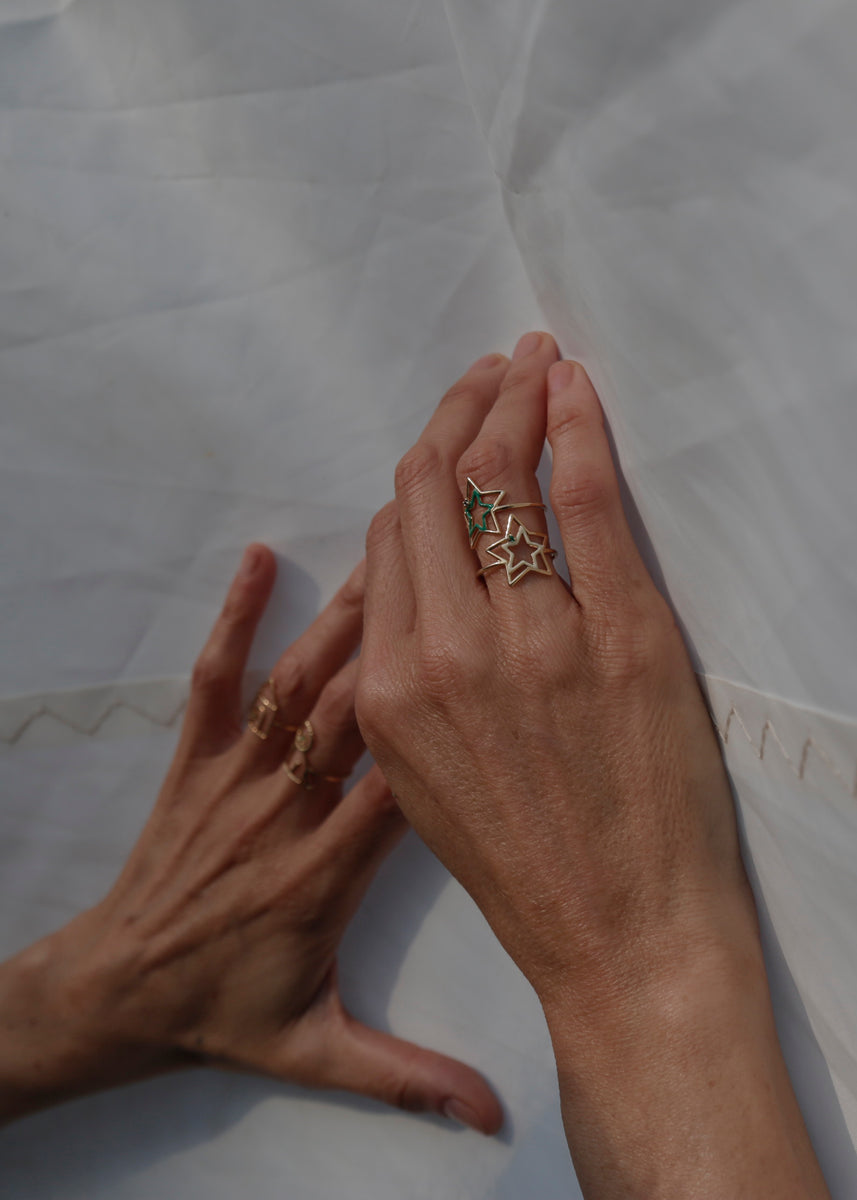 ESTRELLA ENAMEL ZAFIRO AZUL RING – ALIITA