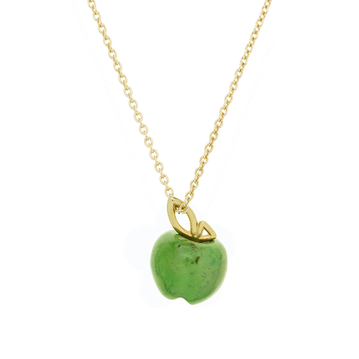 送料関税込☆【ALIITA】AMANITA GREEN W/ RED POIS NECKLACE aliita-necklace-apple-gold-