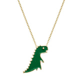 DINO BOLD GREEN NECKLACE
