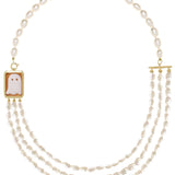 CAMEO FANTASMA MULTIPERLA NECKLACE