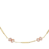 DECO TUBITOS PERLA PINK NECKLACE