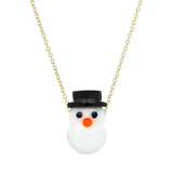 SNOWMAN WHITE NECKLACE
