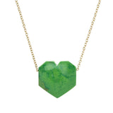 CORAZON VERDE COLLANA