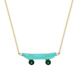 SKATE AZZURRO COLLANA