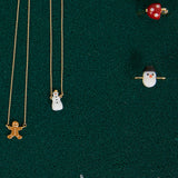SNOWMAN WHITE RING