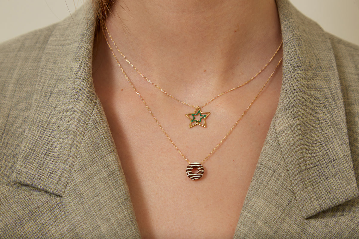 ALIITA チャーム ESTRELLA ENAMEL ZAFIRO AZUL CHARM aliita-star-bracelet-gold-