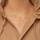 CORAZON ESMERALDA NECKLACE