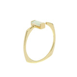 ARO C BAGUETTE OPAL RING