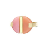 DECO EMPANADA OPALE ROSA + PIETRA DI LUNA ANELLO