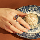 DECO CARRÉ BLU ANELLO