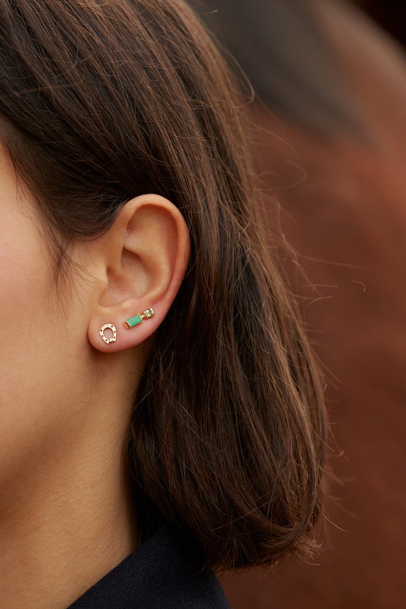 ALIITA 両耳ピアス MINI HORSESHOE BRILLANTE EARRINGS MINI HORSESHOE BRILLANTE EARRINGS – ALIITA