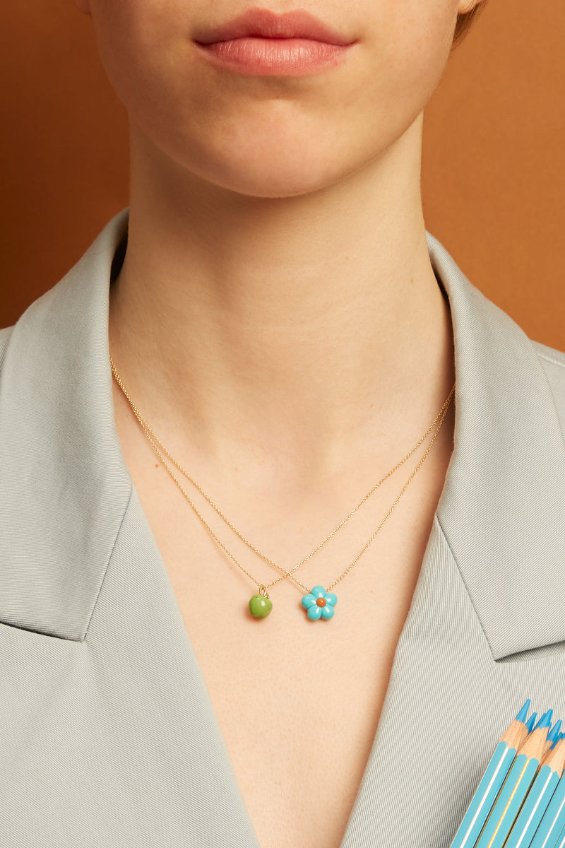フランス発送 ALIITA ネックレス APPLE NECKLACE APPLE GREEN NECKLACE – ALIITA