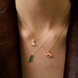 DINO BOLD GREEN NECKLACE