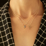 PALMERA ESMERALDA NECKLACE