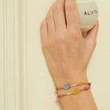 TENNIS SKY BLUE CORD BRACELET