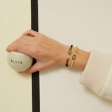 TENNIS PISTACHIO GREEN CORD BRACELET
