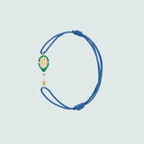 TENNIS PISTACHIO GREEN CORD BRACELET