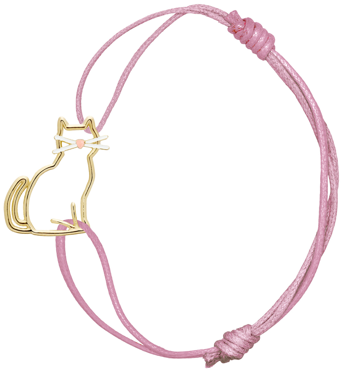 ALIITA ブレスレット MIAU BRILLANTE CAT CORD BRACELET aliita-bracelet-meow-cat-gold-