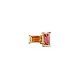 TU Y YO CITRINE + PINK TOURMALINE EARRING