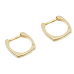 Mini gold hoop earrings