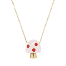 Load image into Gallery viewer, L&#39;AMANITA WHITE + RED NECKLACE
