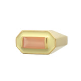 DECO MAXI BAGUETTE PIETRA DI LUNA ANELLO