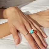 CONCHA TURCHESE ANELLO