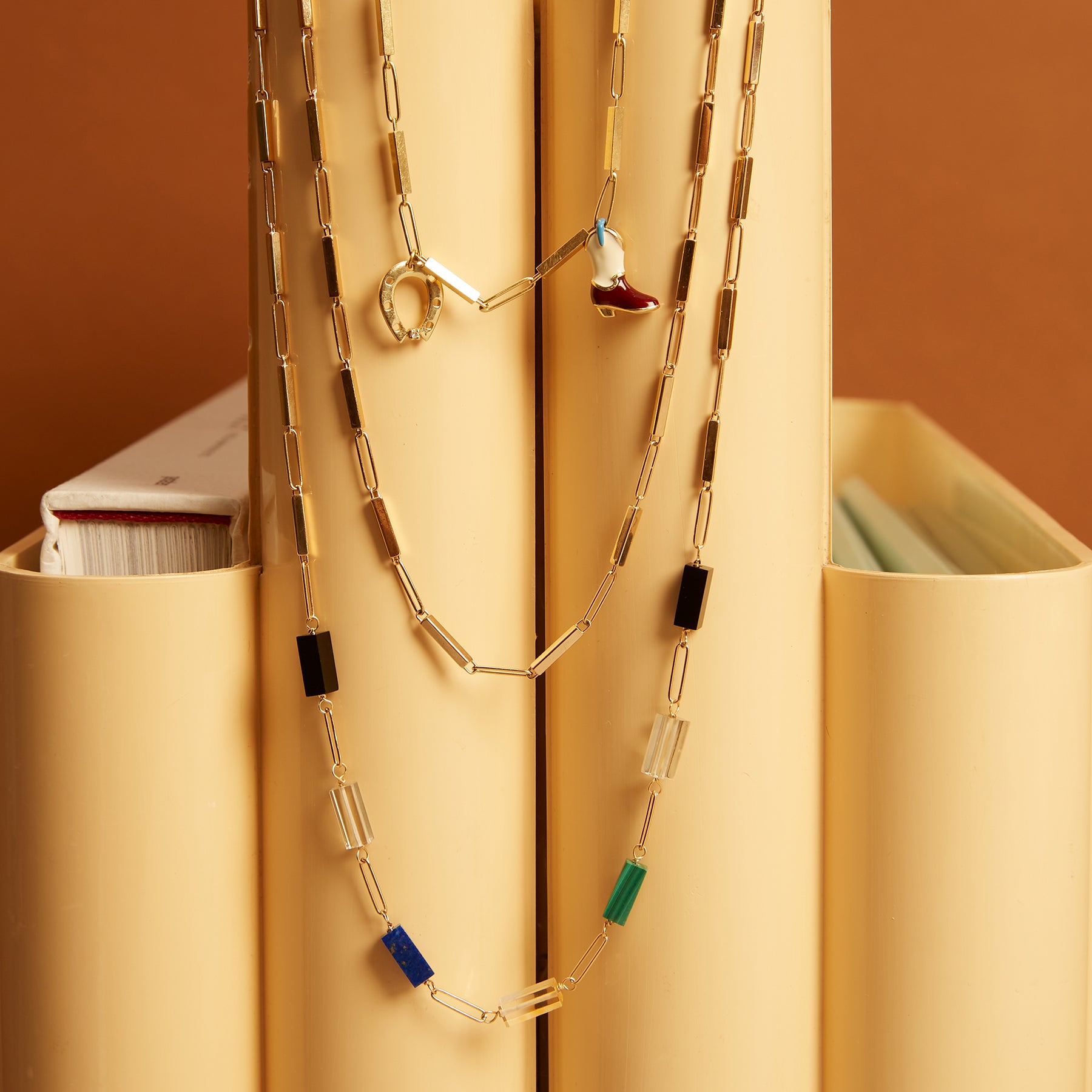 DECO TUBITOS STONES COLLANA