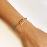CARTA ENAMEL CORD BRACELET