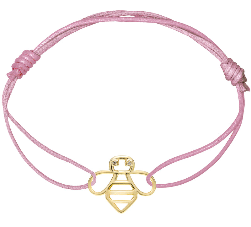 BEE BRILLANTE CORD BRACELET