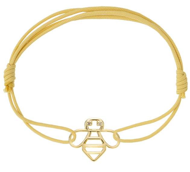 BEE BRILLANTE CORD BRACELET