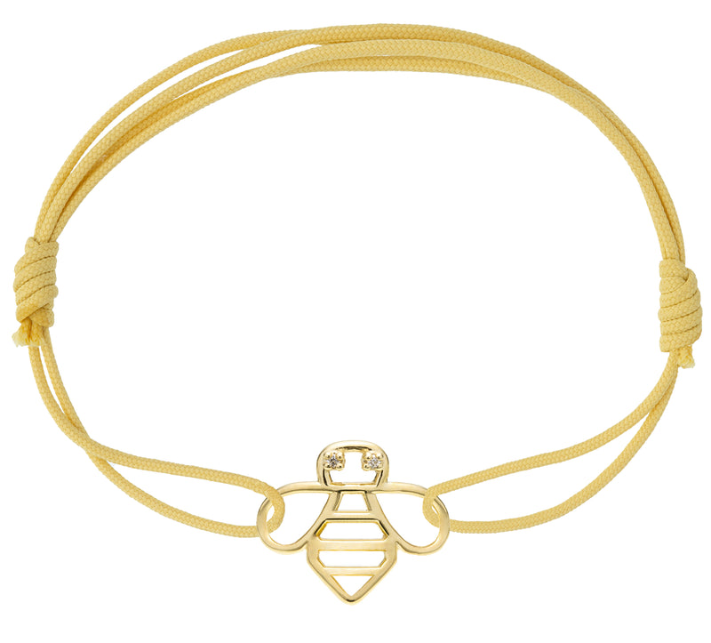 BEE BRILLANTE CORD BRACELET