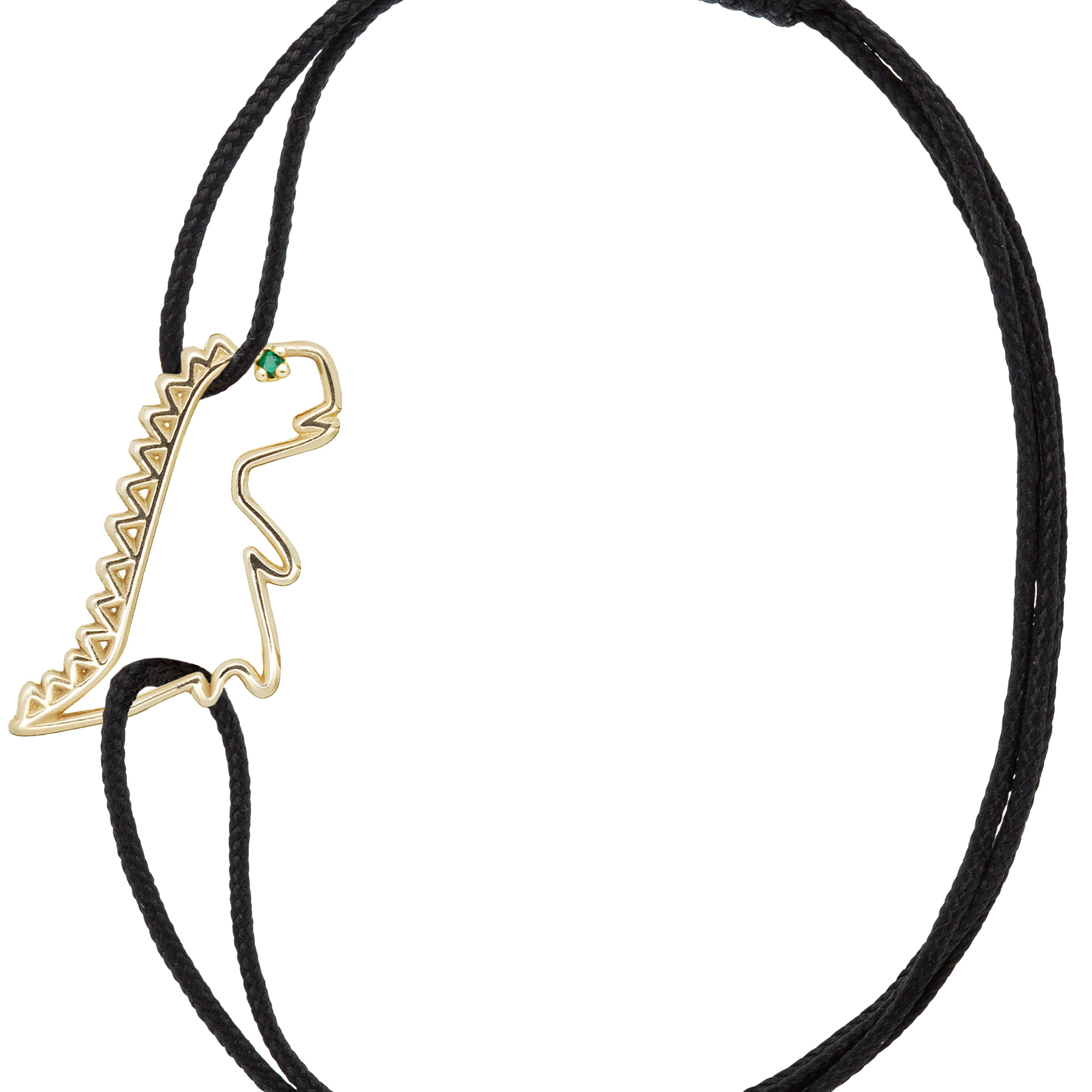 DINO ESMERALDA CORD BRACELET