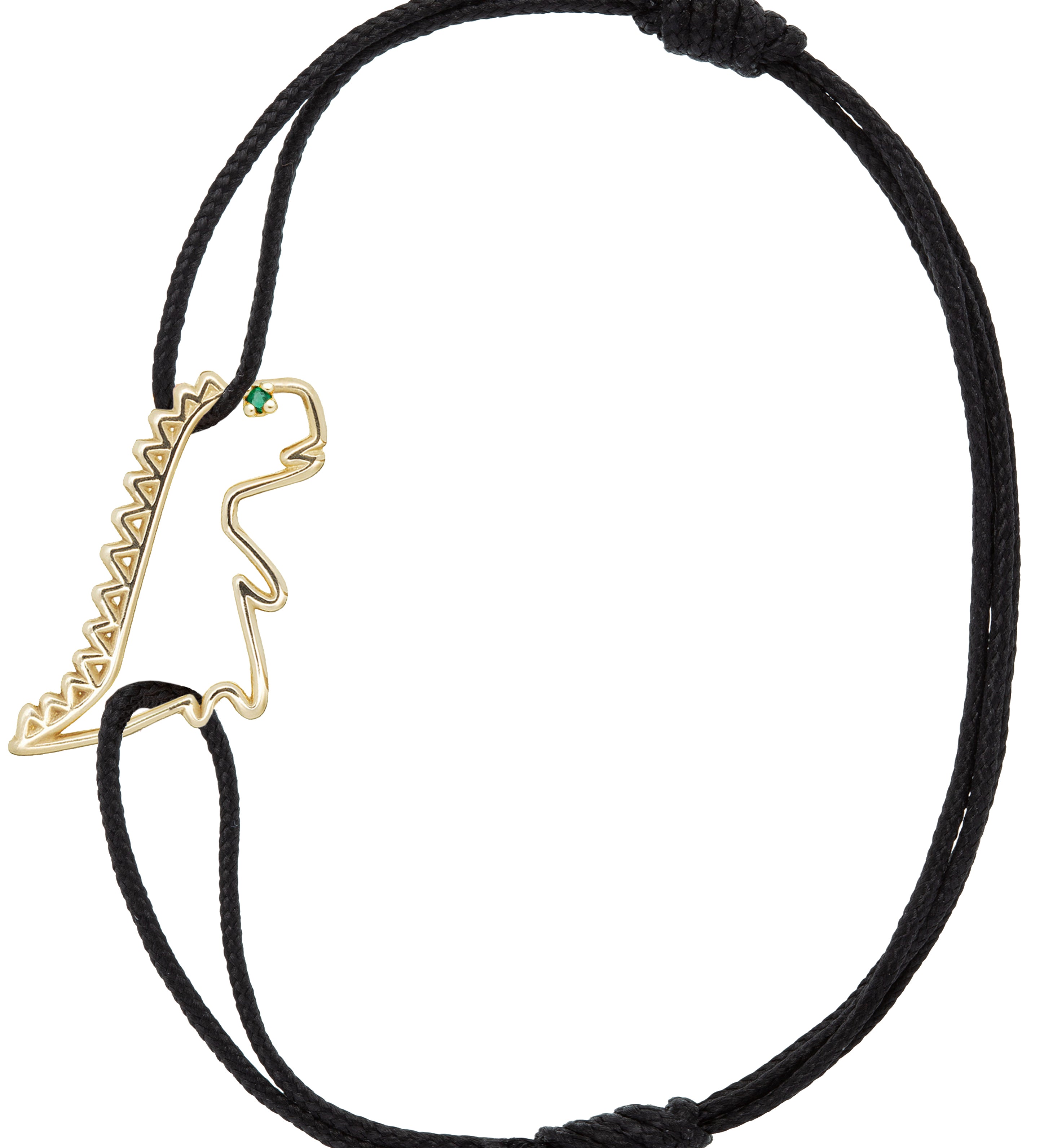 DINO ESMERALDA CORD BRACELET