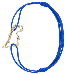 DINO ESMERALDA CORD BRACELET