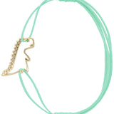 DINO ESMERALDA CORD BRACELET