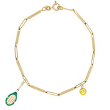 DECO TUBITOS TENNIS PISTACHIO GREEN BRACELET
