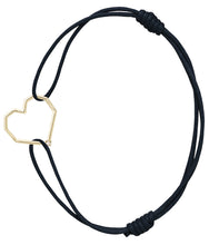 Load image into Gallery viewer, CORAZON BRILLANTE CORD BRACELET
